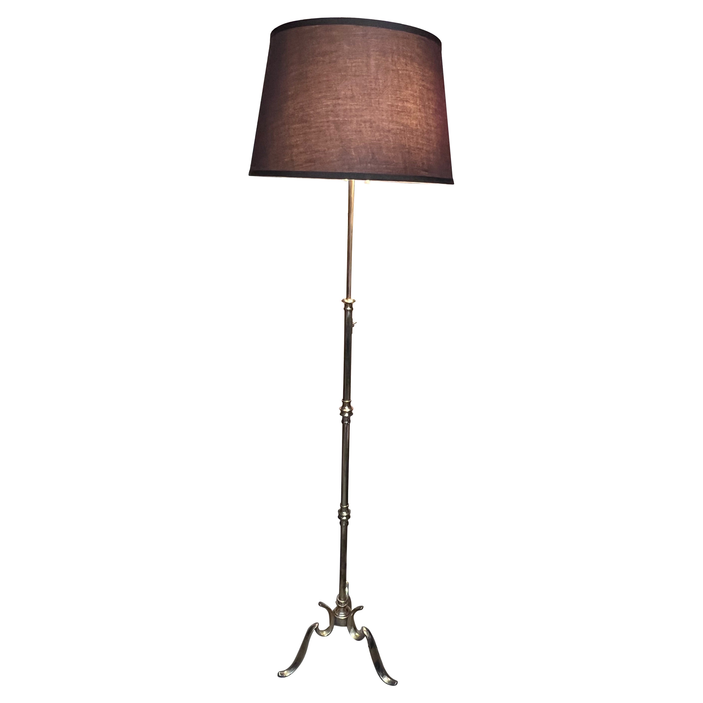 French Modern Style Brass Floor Lamp