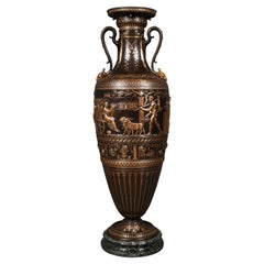 Grand vase néo-grec de F. Levillain & F. Barbedienne, France, datant d'environ 1890