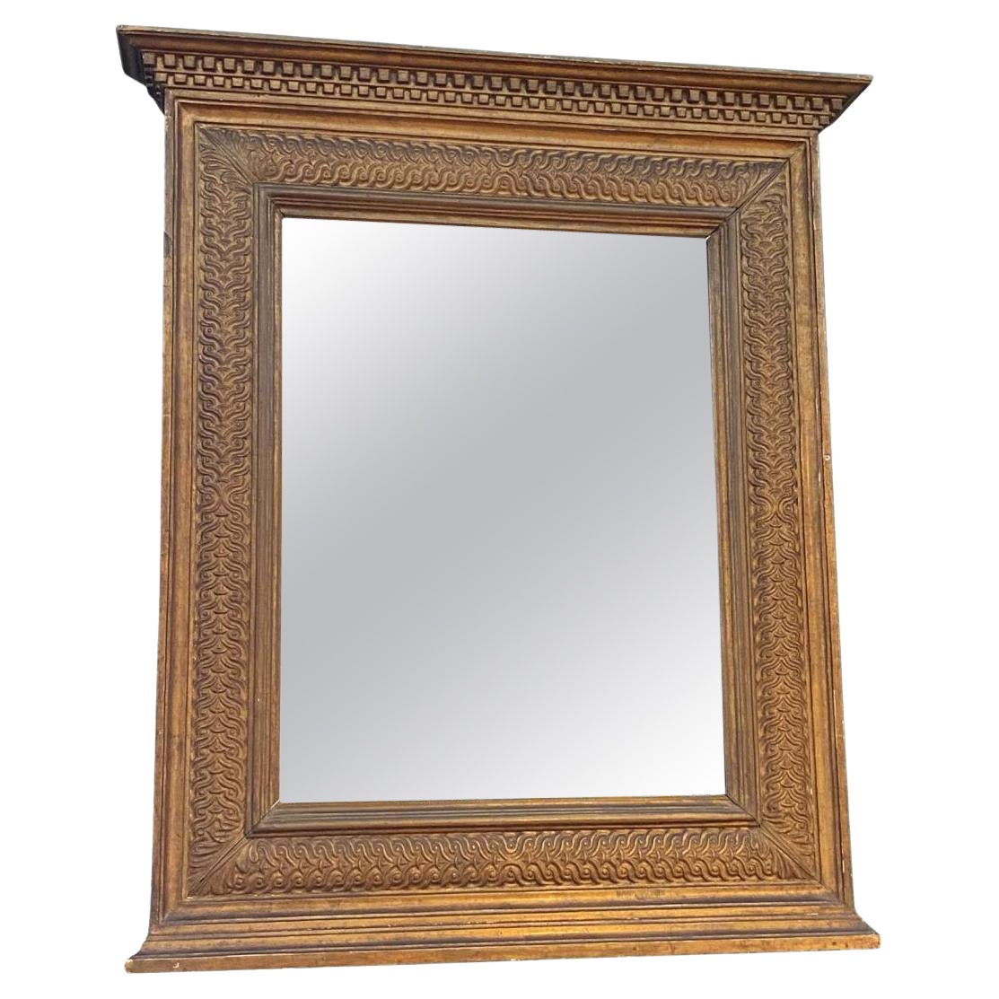 Italian Giltwood Mirror, circa 1850 For Sale