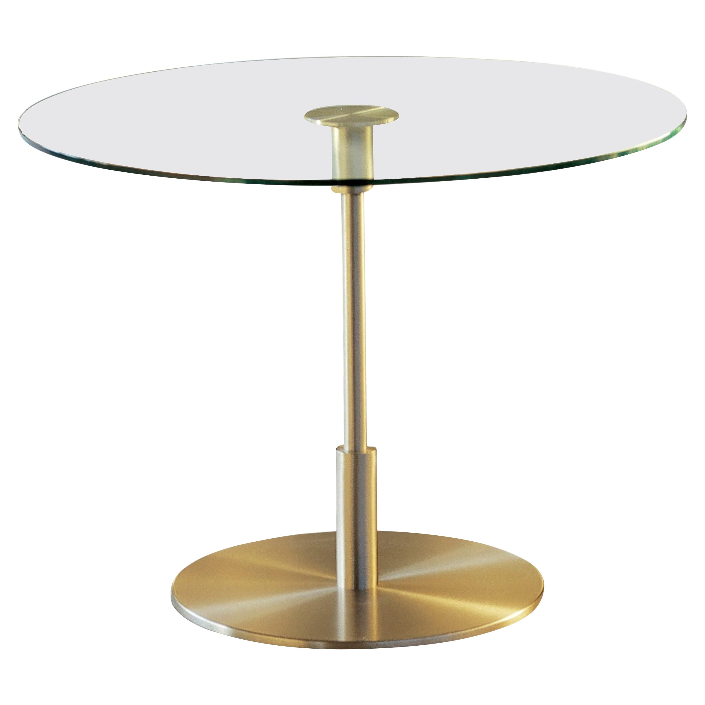 Table d'appoint Diana Alta en verre par Federico Correa, Alfonso Milá, Miguel Milá en vente