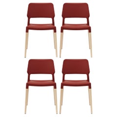 Ensemble de 4 chaises de salle à manger Belloch par Lagranja Design