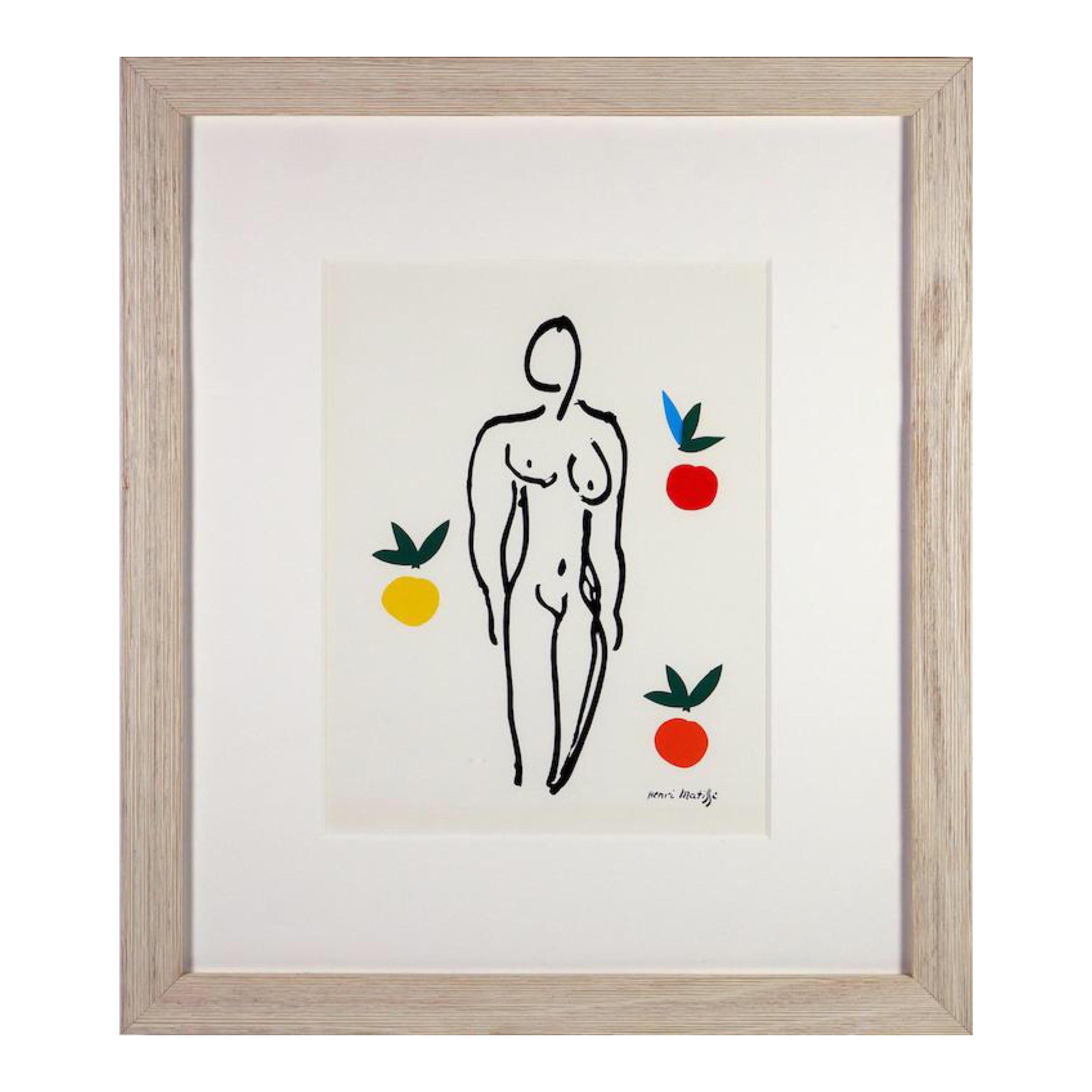 1960s Henri Matisse Nu Aux Oranges Silkscreen