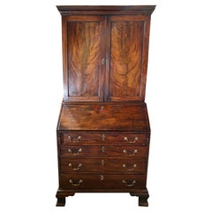 Georgian Mahogany Secretary Bookcase, circa 1770