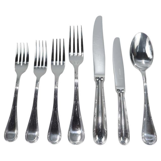 Golden Ribbon Edge by Gorham Stainless Steel Flatware Set Service for 8 ...
