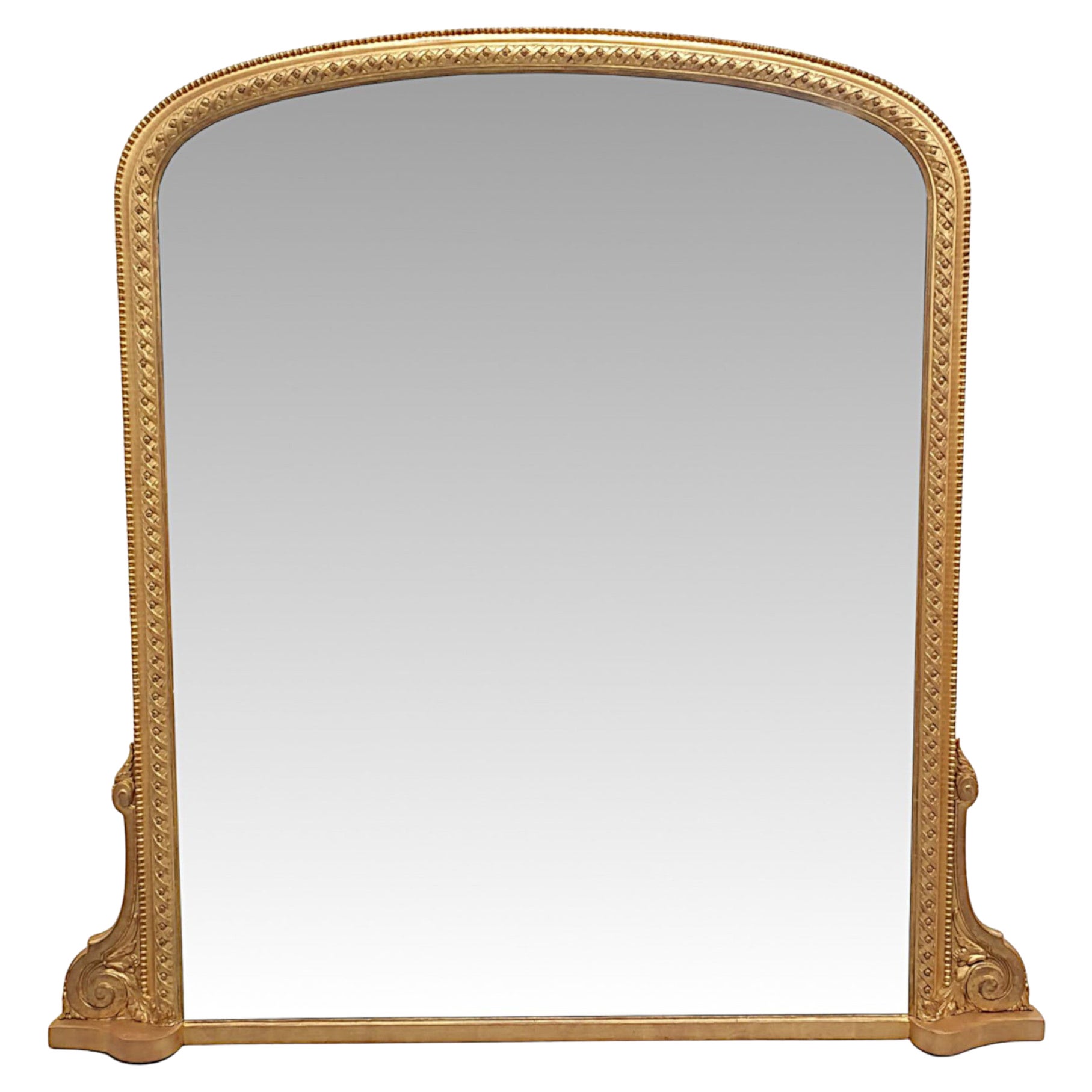 Vintage Arched Wall Mirror at 1stDibs