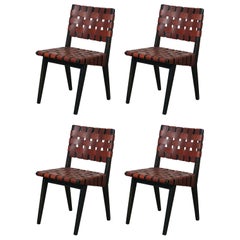 Set of Four Chairs in the Style of Jens Risom