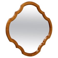 Antique Circa 1900 Tiger Oak Wall Mirror