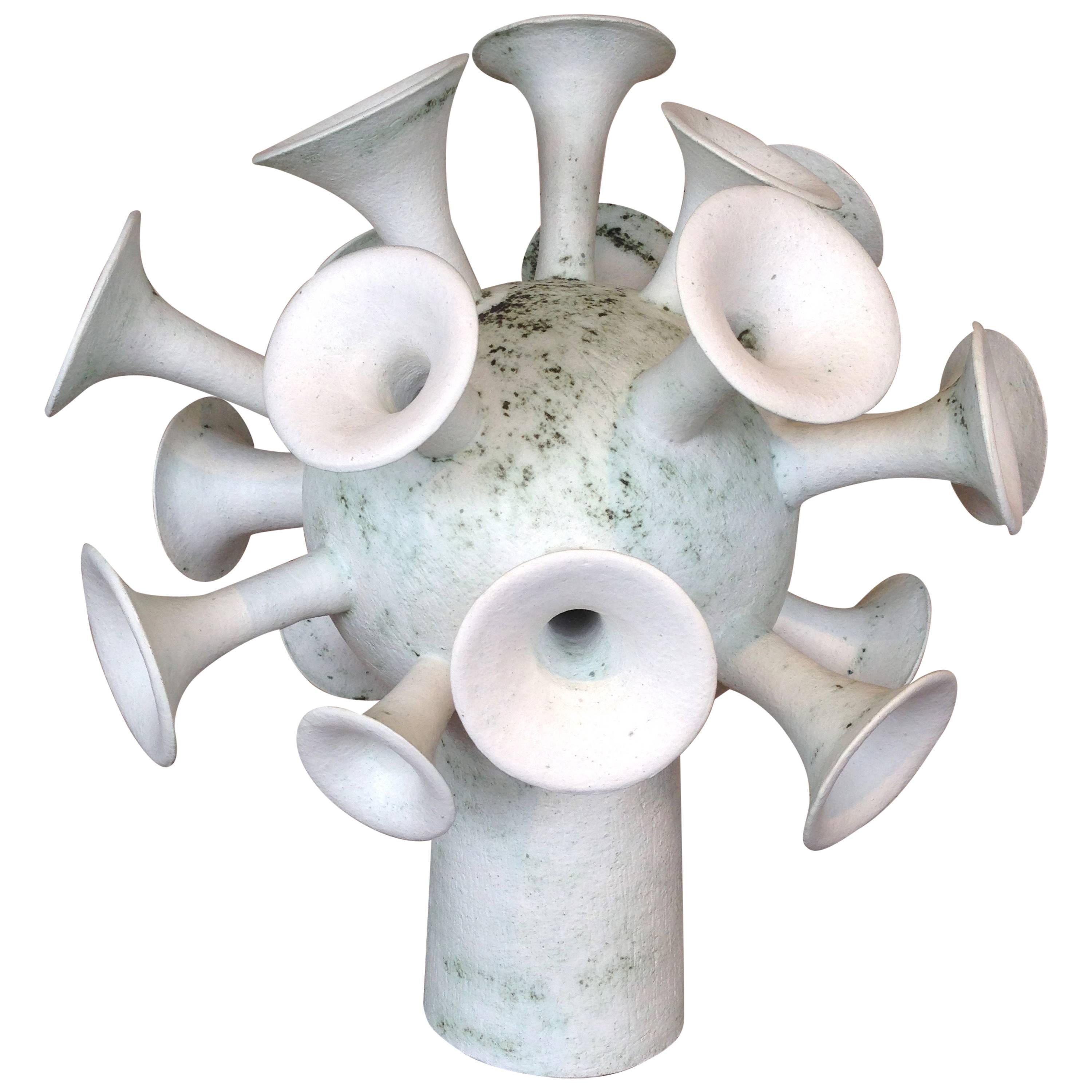 "Anemone" a Contemporary Ceramic Sculpture by American Artist Jeremy Gercke For Sale