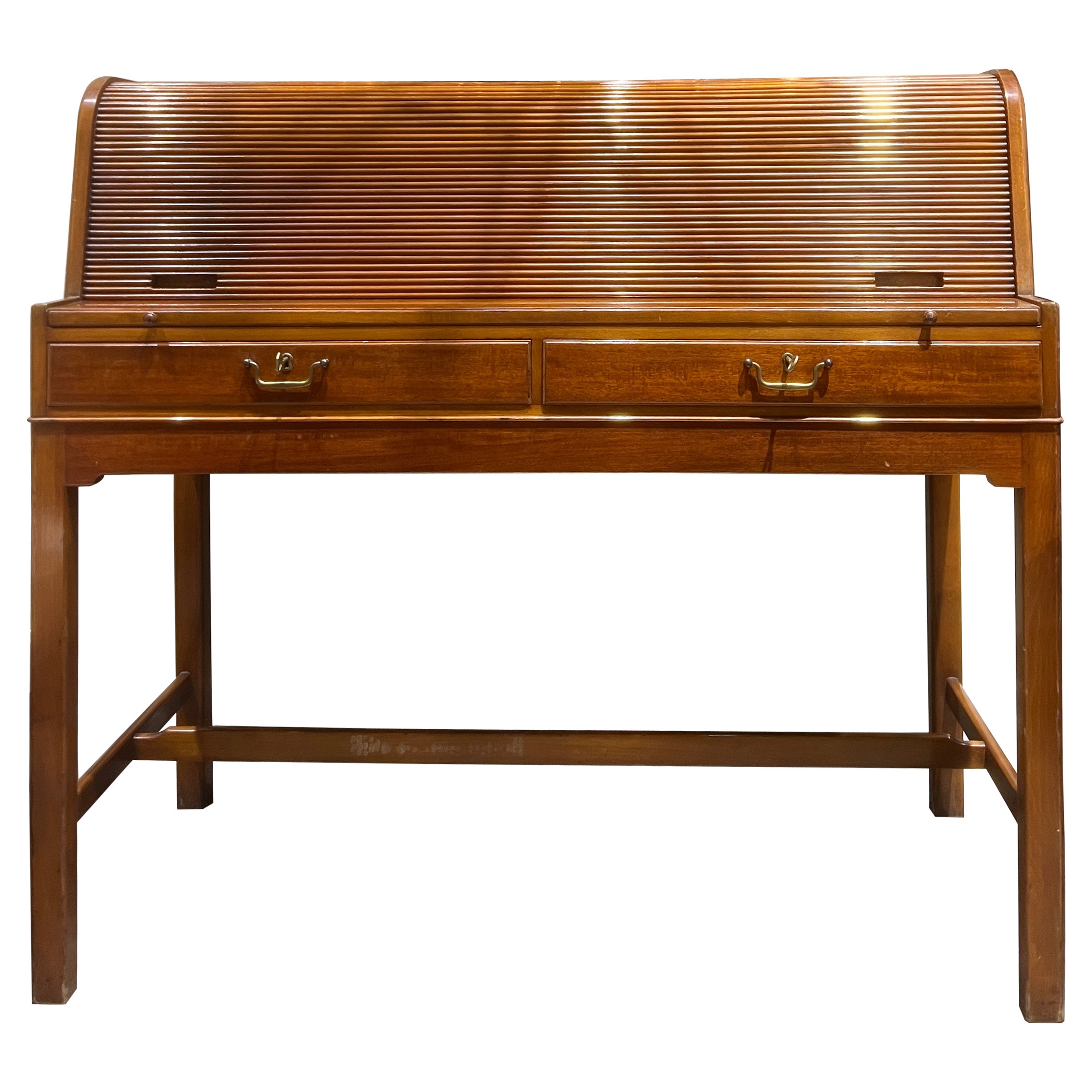 Bureau suédois en acajou de David Rosen, vers 1950