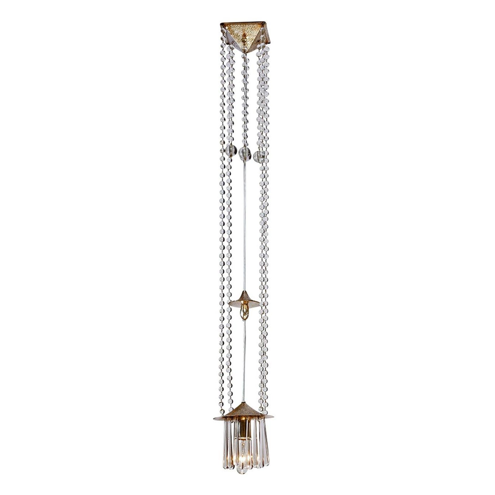 Josef Hoffmann & Wiener Werkstaette Hanging Lamp Chandelier, Pendant, Re-Edition For Sale