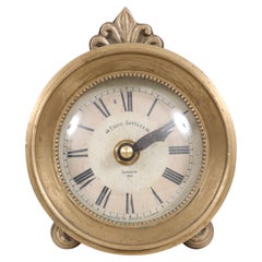 Thomas Saville Brass Table Clock