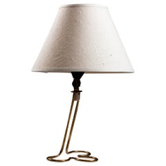 Mauri Almari, Finnish 1950s Brass Desk Lamp for Idman Oy