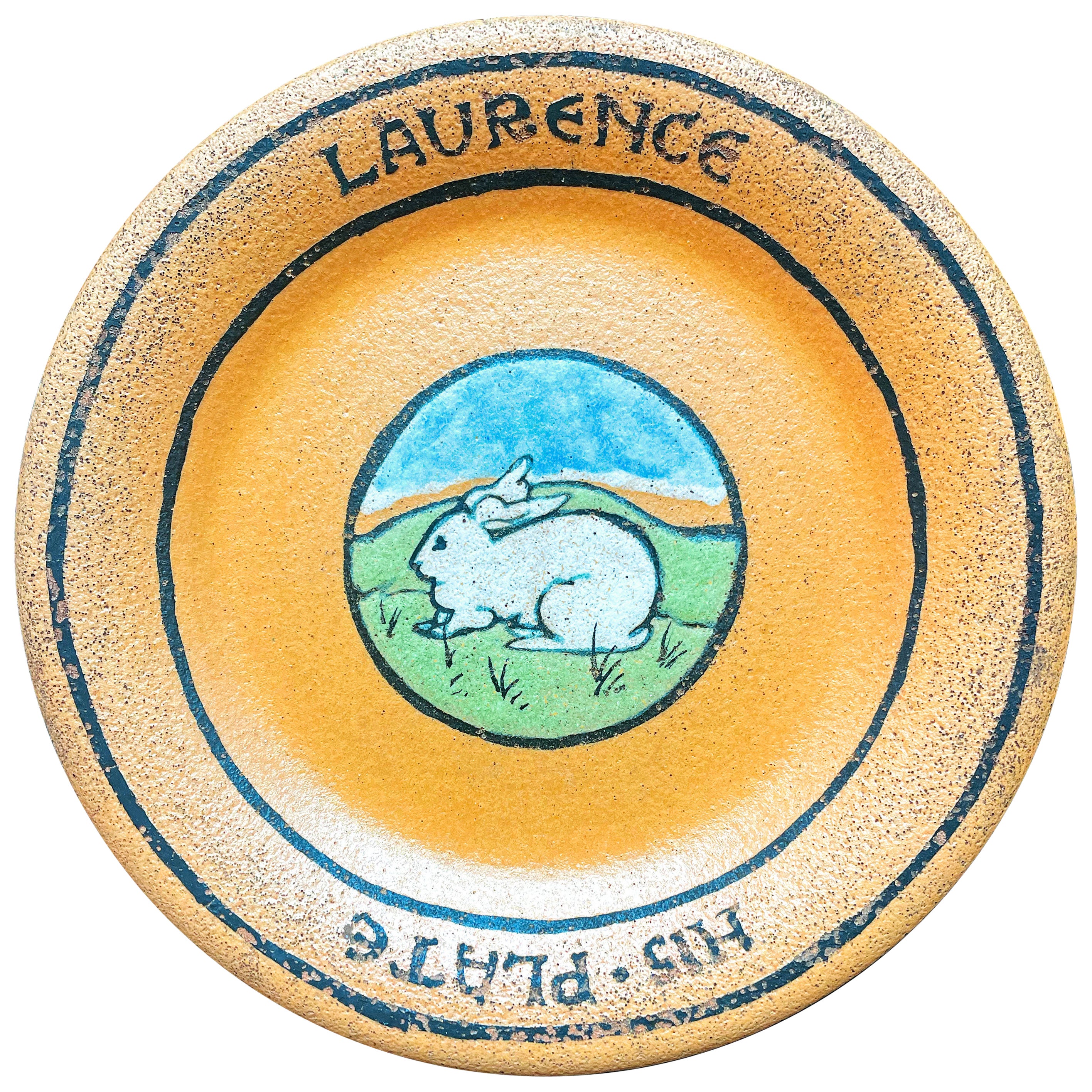 „Laurence,“ Kunsthandwerkliches Stück mit Kaninchen von Saturday Evening Girls/Revere, Saturday Evening im Angebot