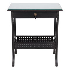 Chinoiserie Black Accent Table
