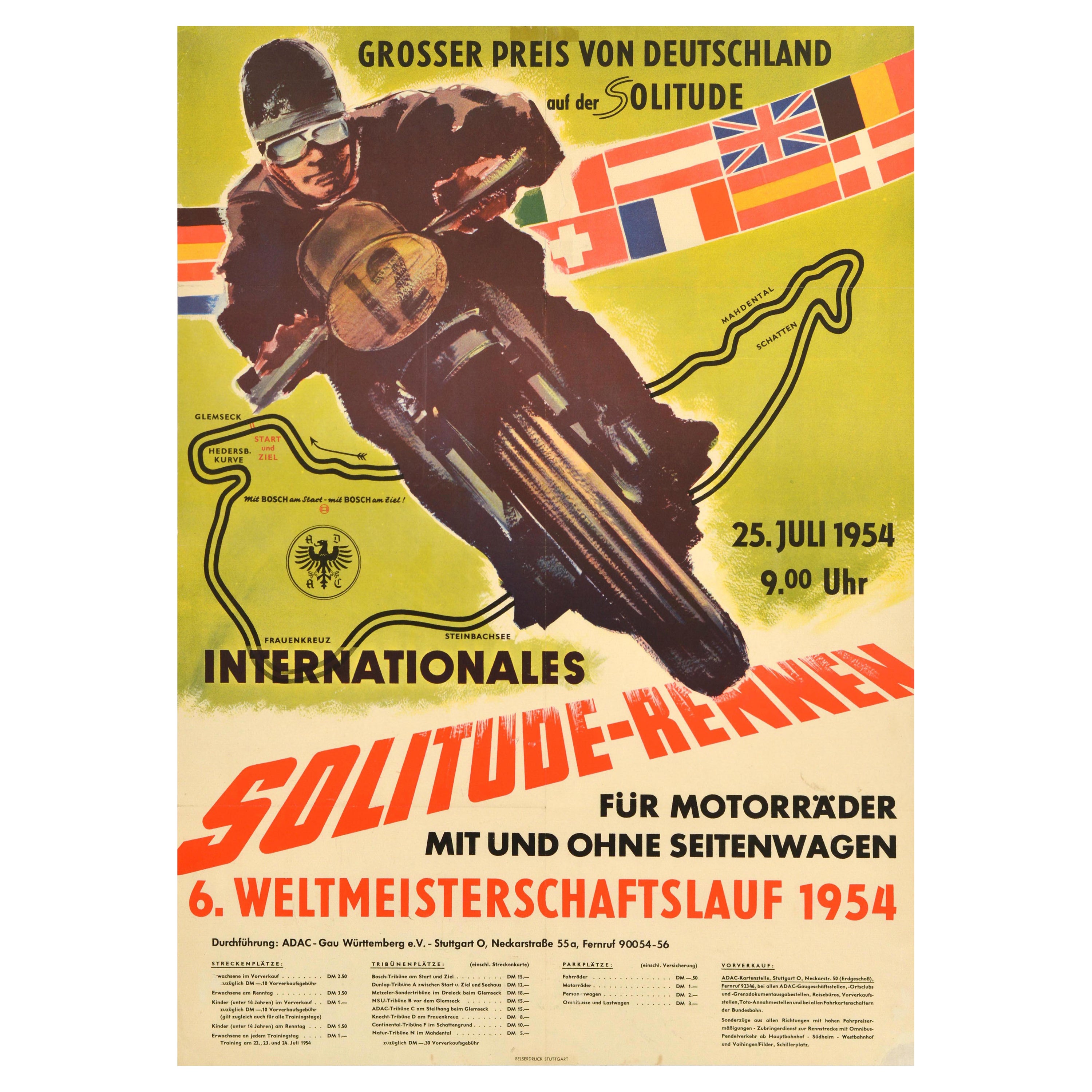 Retro Grand Prix Movie Poster - 60 x 40 Artist Signed and Numbered E –  The RACER Store