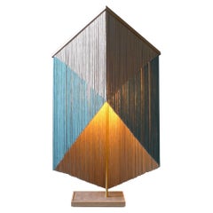 Nr.29 B Petrol Grün-Blau Beige Kleine Contemporary Tischleuchte von Sander Bottinga