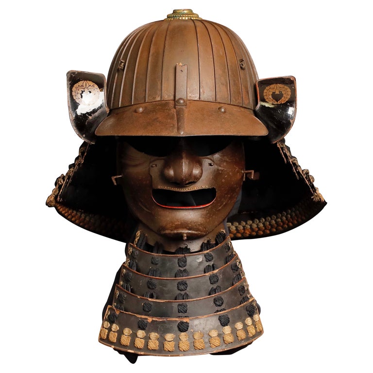 Edoera Samurai Helmet and Mask Set An Authentic Piece of History from