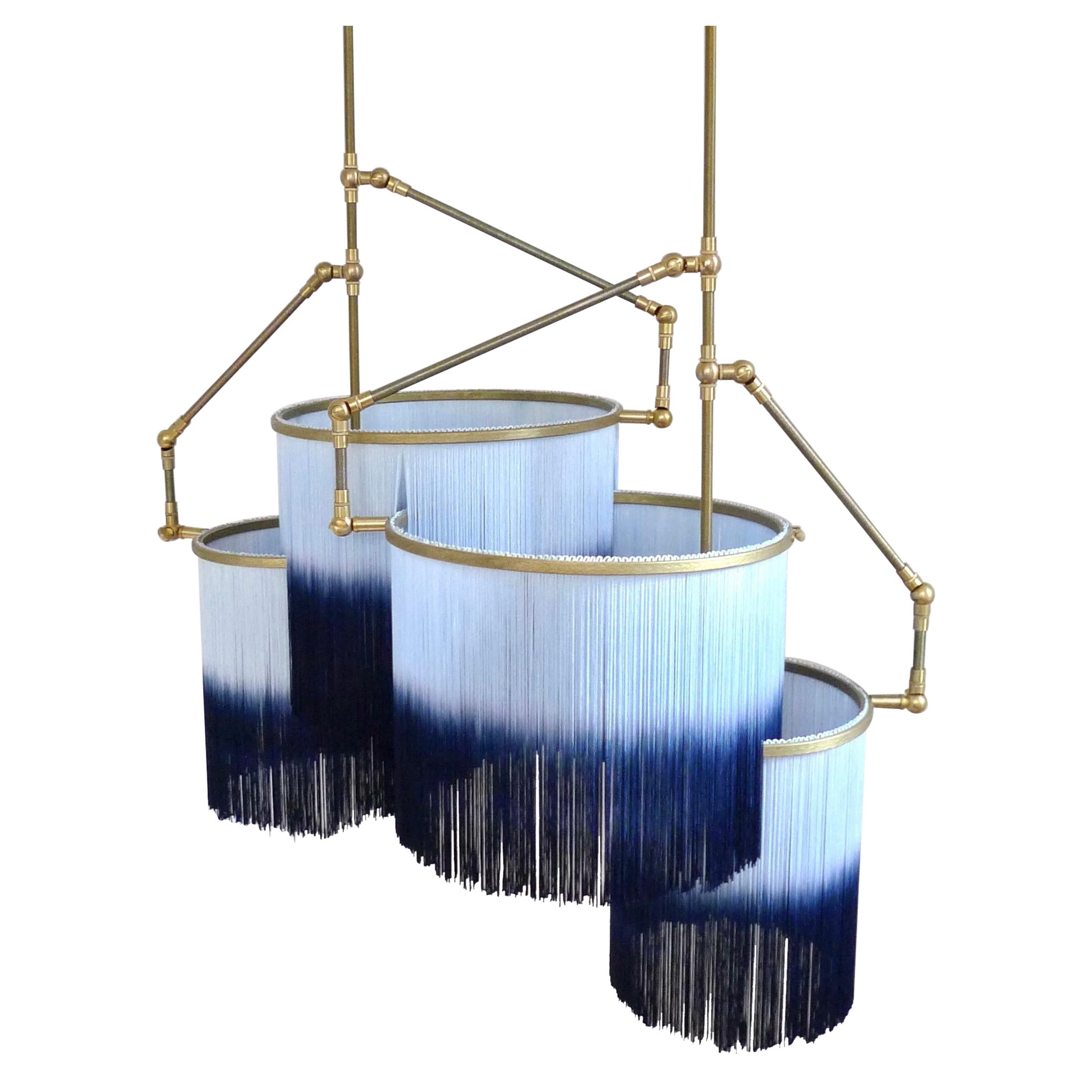 N. 31 G Beige Uni Gold Color Lampada a sospensione d'arte contemporanea Sander Bottinga