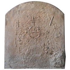 Chimenea gótica francesa "de brazos", siglos XVI-XVII