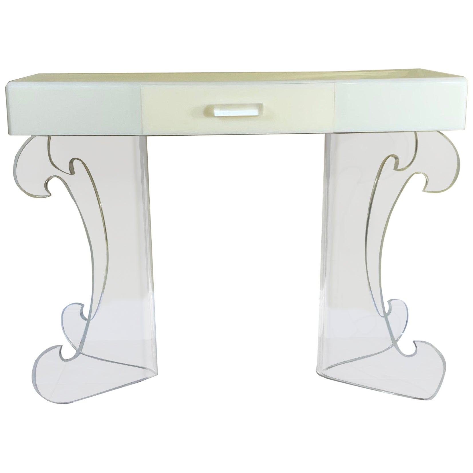 Mid-Century Modern Style Lucite Decorative Desk For Sale
