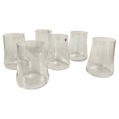 6 verres longs de 4 1/2 pouces de haut Marc Newson pour Iittala