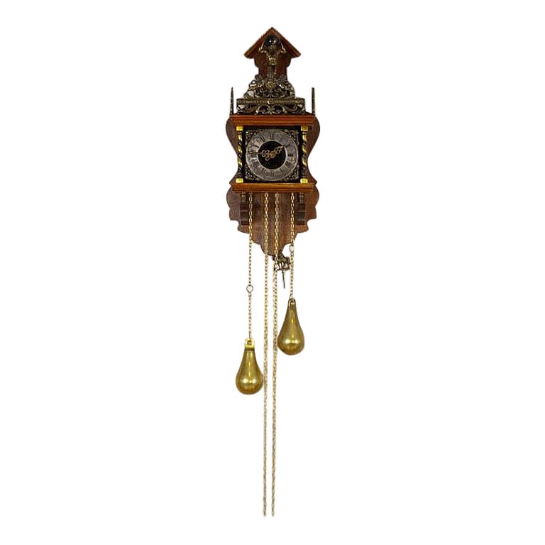 Nu Elck Syn Sin Wall Clock from the Early 20th Century For Sale at 1stDibs