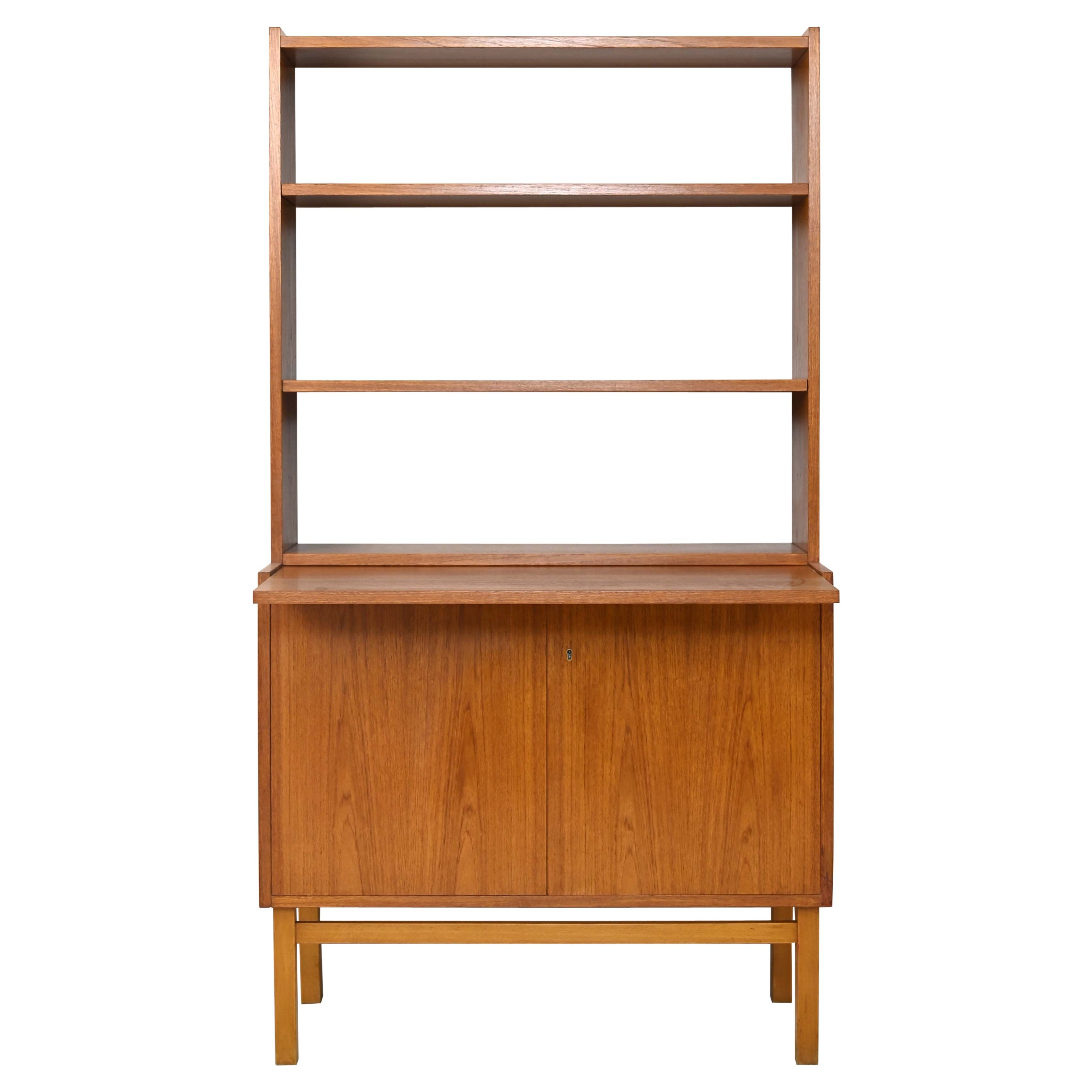 Scandinavian Vintage Teak Bookcase