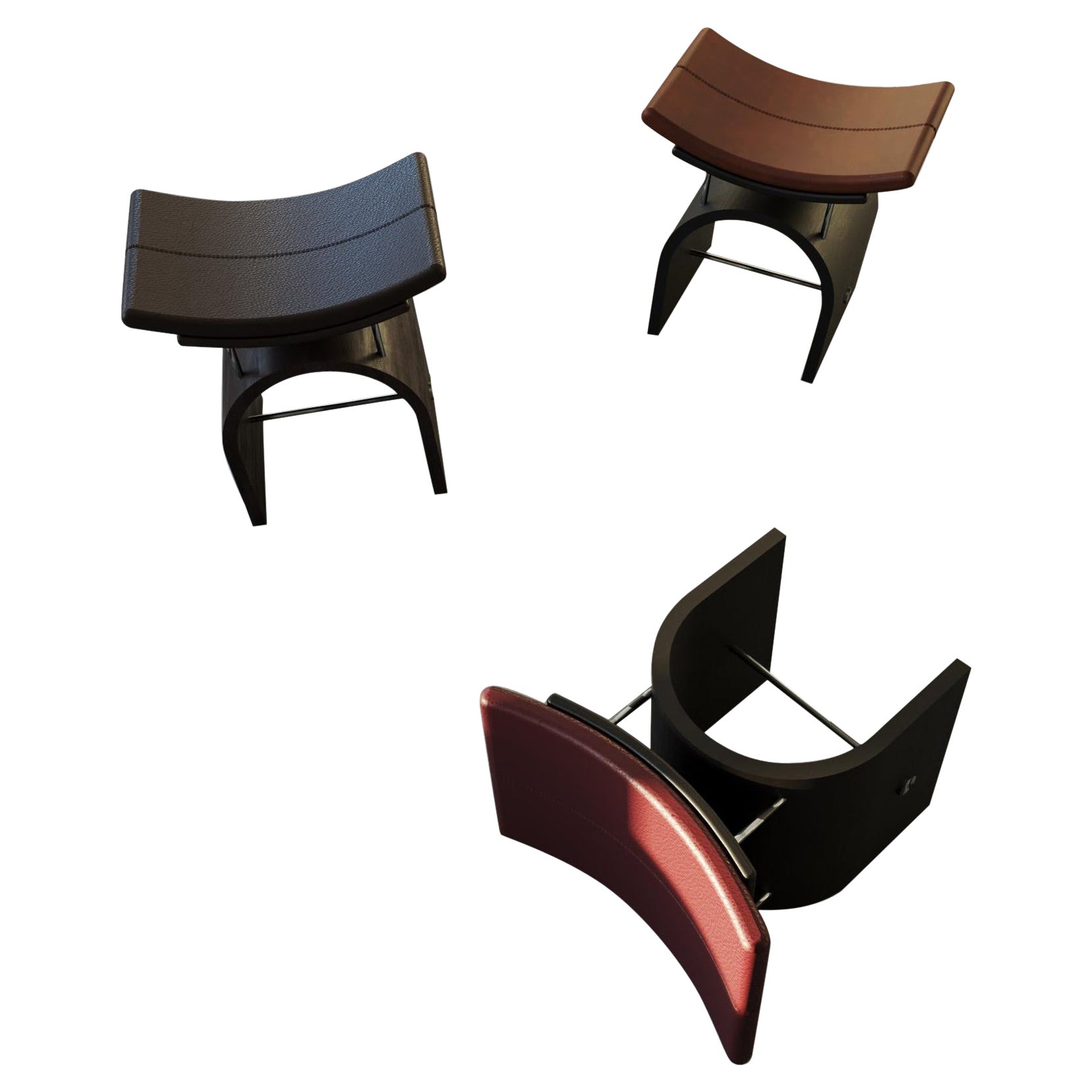 Set of Wing Stool by Studio Laf For Sale