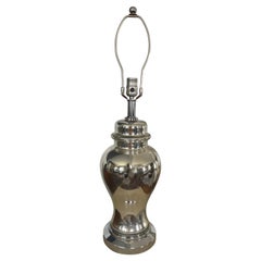 Midcentury Mercury Glass Jar Lamp