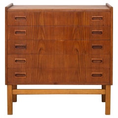 1960s Vintage Danish Chest of Drawers