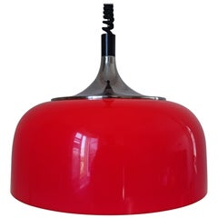 Colgante de diseño de mediados de siglo Meblo, Harvey Guzzini, Italia, años 70