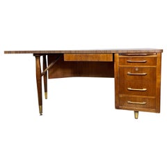 Vintage Midcentury Executive Boomerang Desk