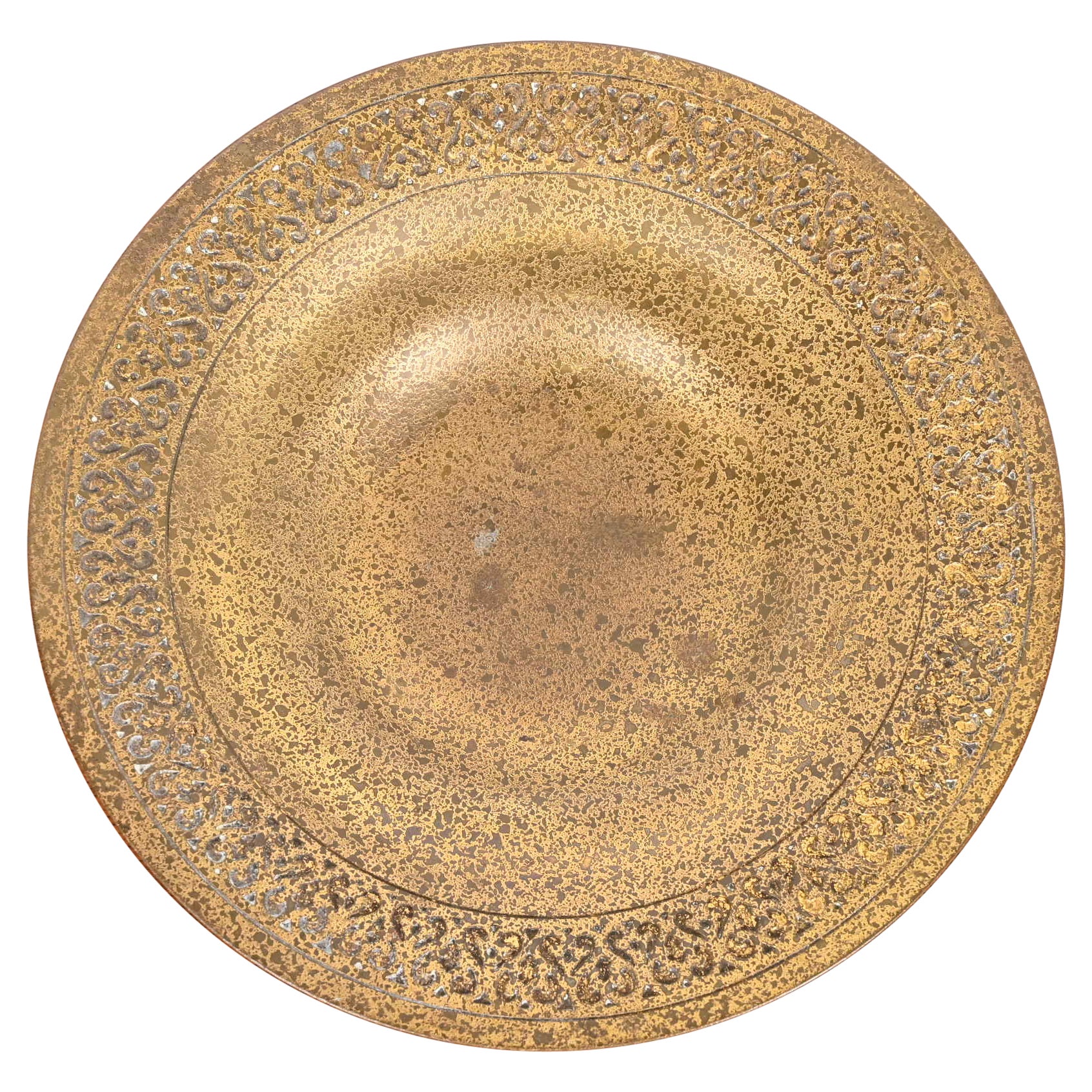 Tiffany Studios New York Bronze Doré Bowl For Sale