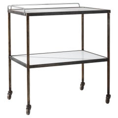 Vintage Metal Bar Cart