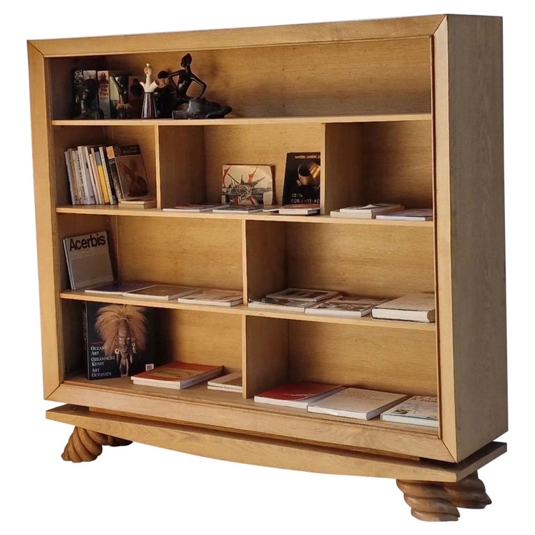Victor Courtray Oak Bookcase For Sale at 1stDibs
