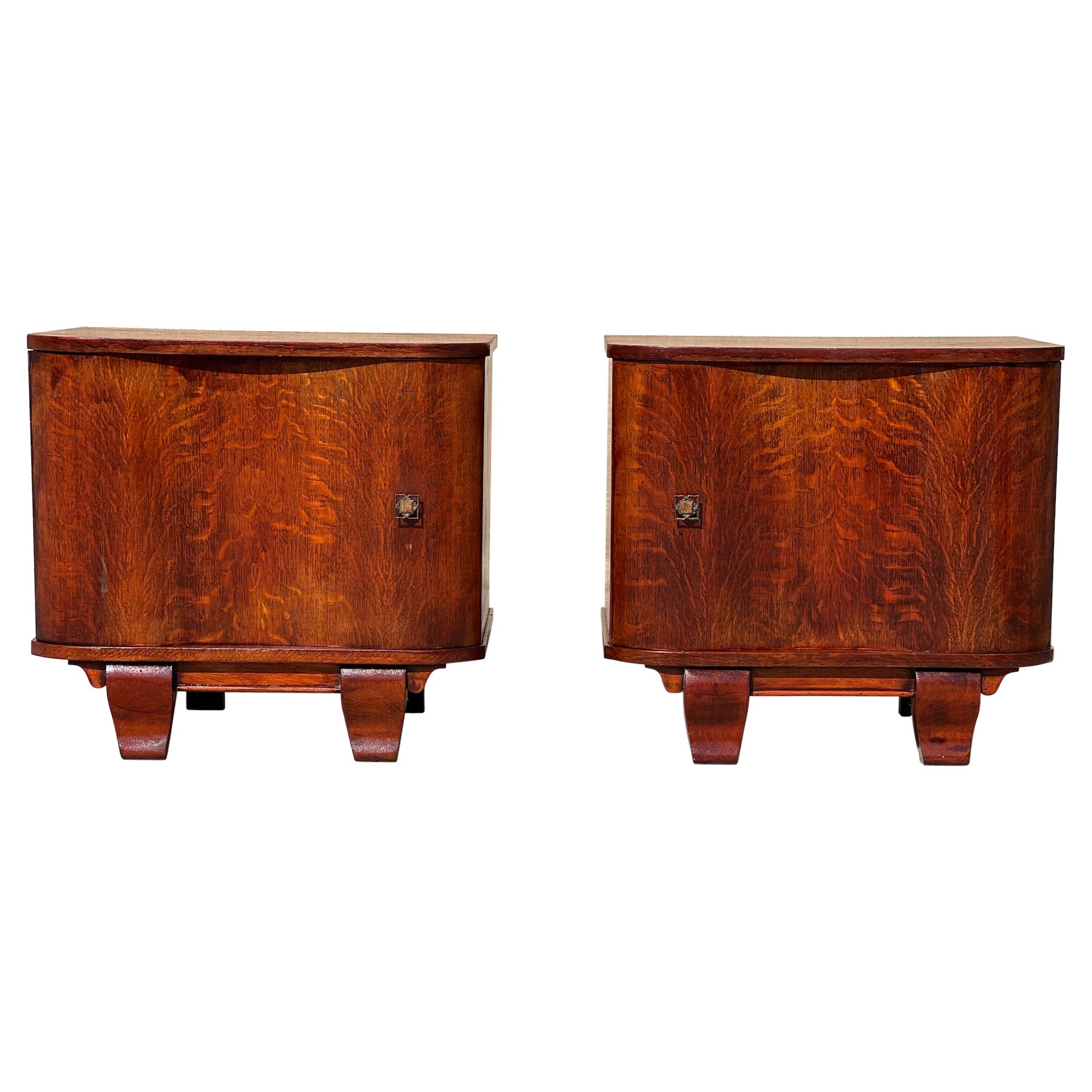 Pair of Bedside Tables French Work, 1940 For Sale