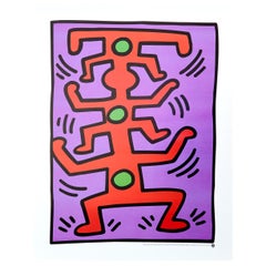 Keith Haring Litography 1987 by Teneues