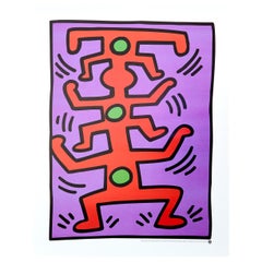 Vintage Keith Haring Litography 1987 by Teneues