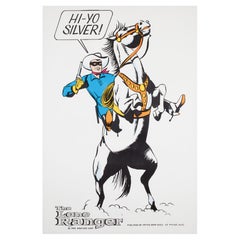 Original Vintage Hi-Yo Silver the Lone Ranger, US Poster, 1966