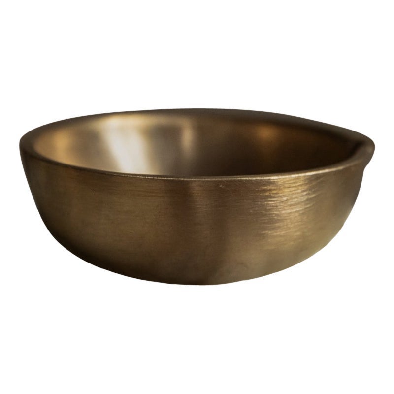 Golden Bronze Bowl by Rick Owens For Sale