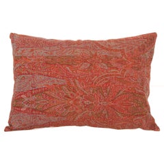 Antique Pillow Cover Made from a European Wool Paisley Shawl, L 19th/ E, 20th C