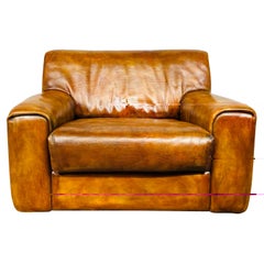 Used De Sede Ds 47 Bull Neck Leather Lounge Chair Colour Sand #569
