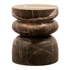 Marble Neru Stool by Rebeca Cors