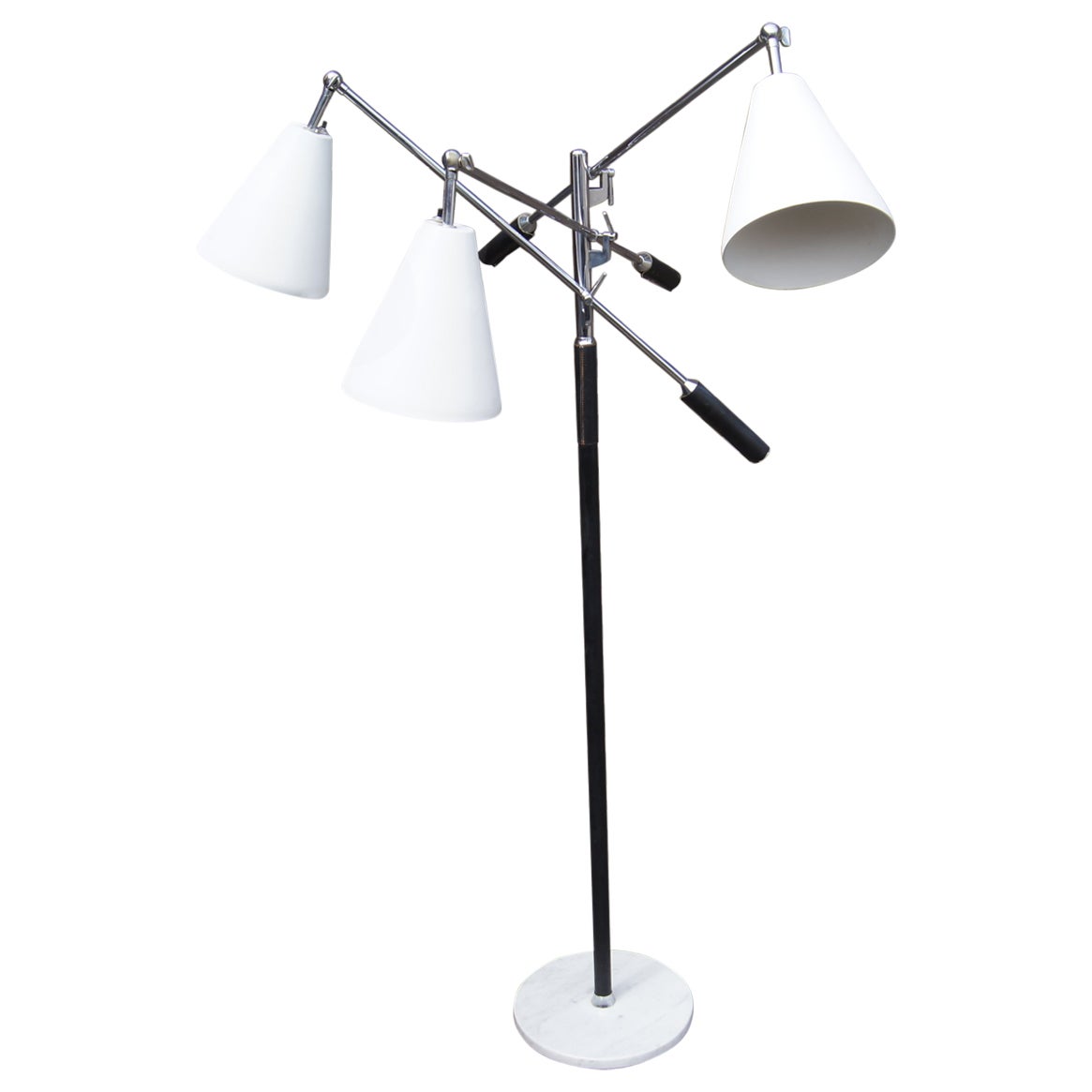Italian Triennale-Style Floor Lamp by Koch & Lowy For Sale