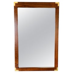 Vintage Campaign Style Wall Mirror