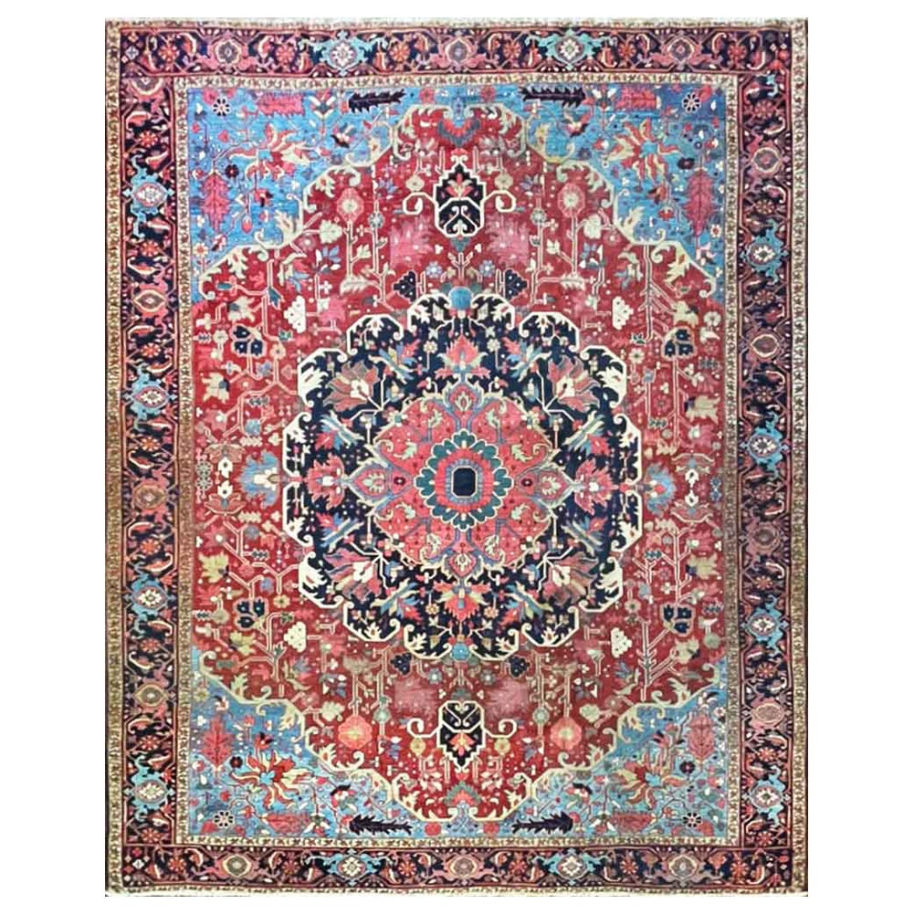 Antique Heriz / Serapi Oriental Carpet, circa 1910 