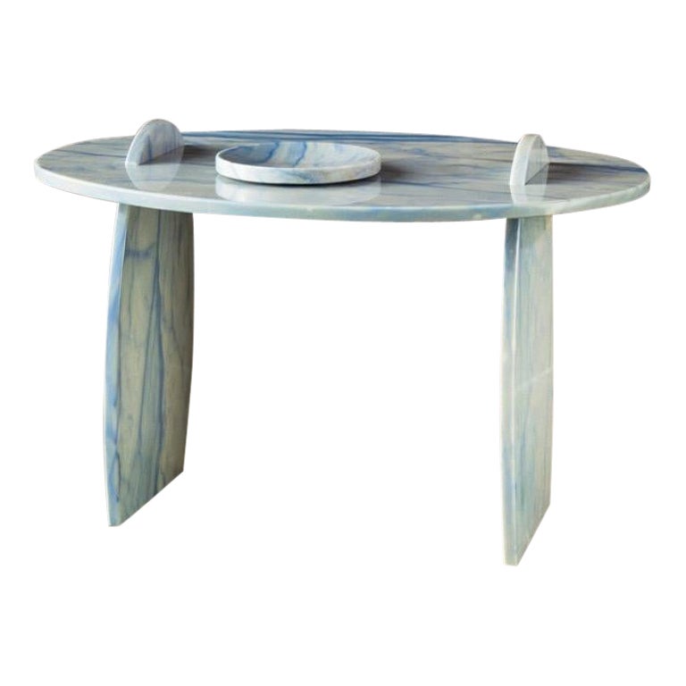 Raffaele Fusco Side Marble Side Tables Modern Coffee Table 21th Century For Sale