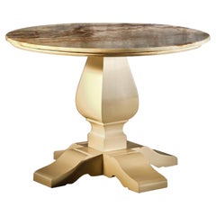 Raffaele Fusco Modern Table Wood & Marble 21th Century