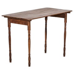 English Beech Folding Sewing Table