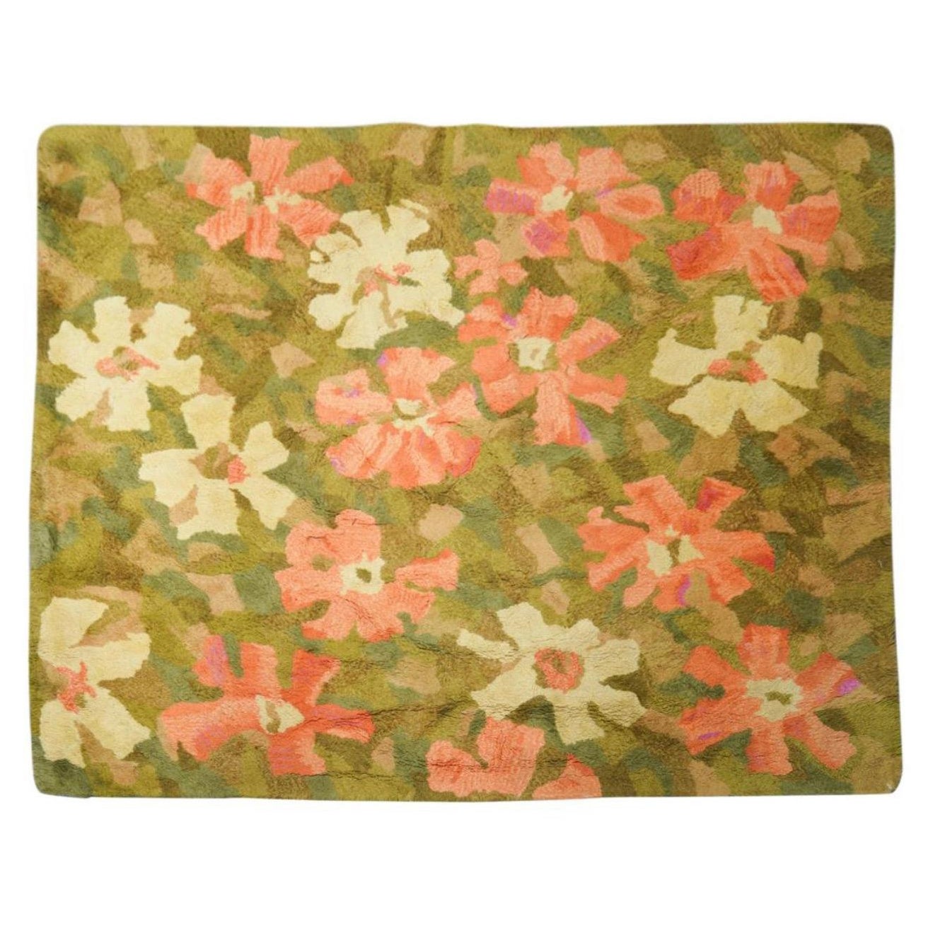 Edward Fields Floral Area Rug For Sale